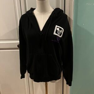 Black Hoodie with Graphic Design